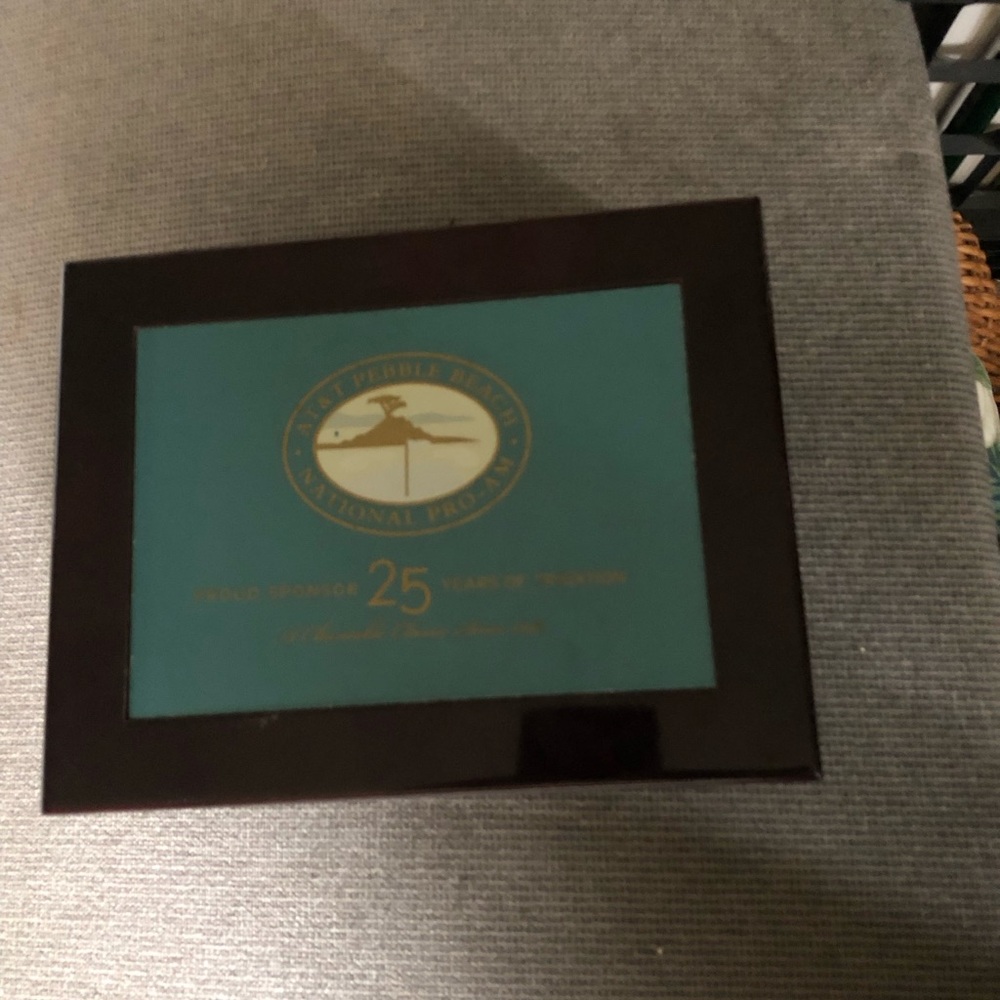 Rare AT&T PB Nat. Pro-am  Keepsake Box- $80 or $65 w/offer 38A